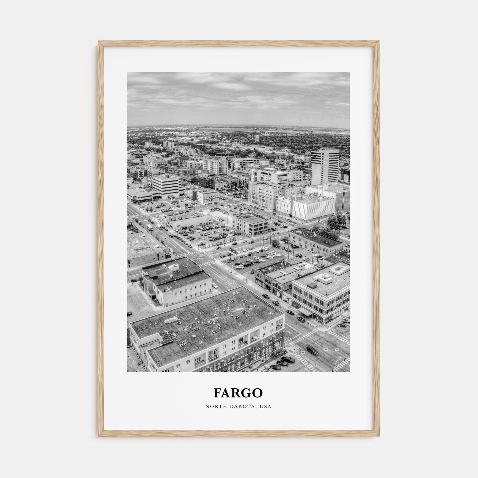 Fargo Portrait B&W No 1 Poster