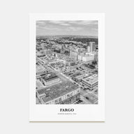 Fargo Portrait B&W No 1 Poster