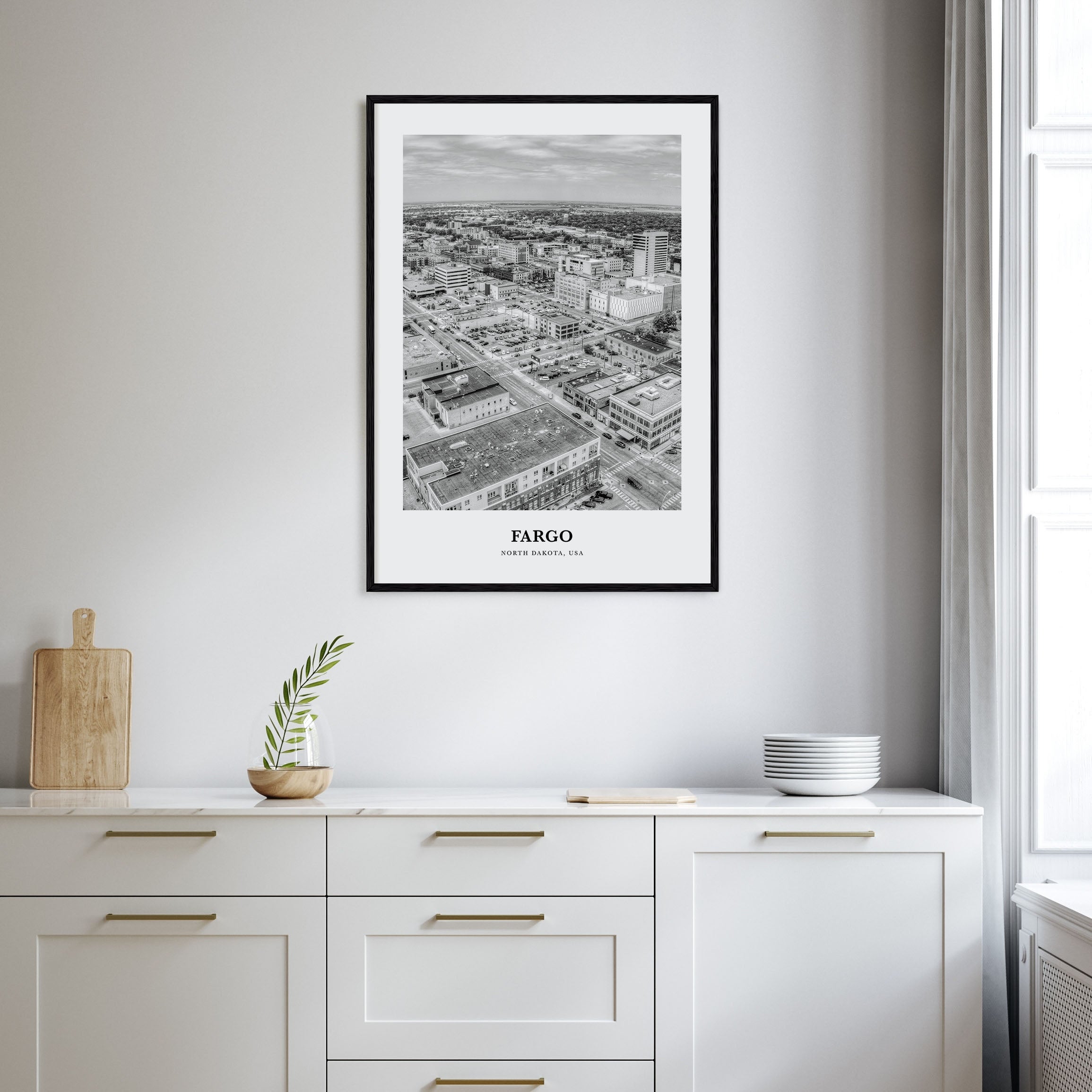 Fargo Portrait B&W No 1 Poster