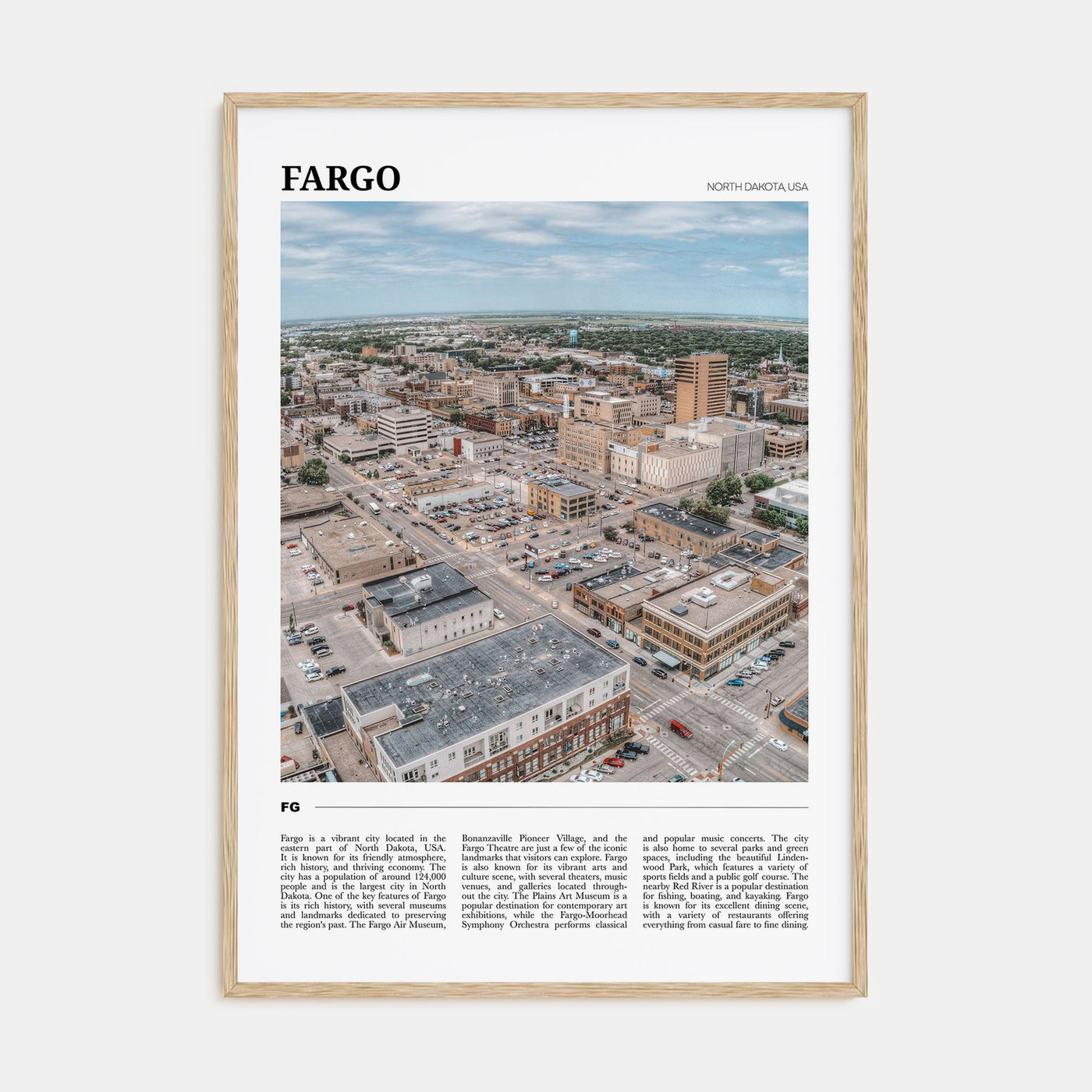 Fargo Travel Color Poster