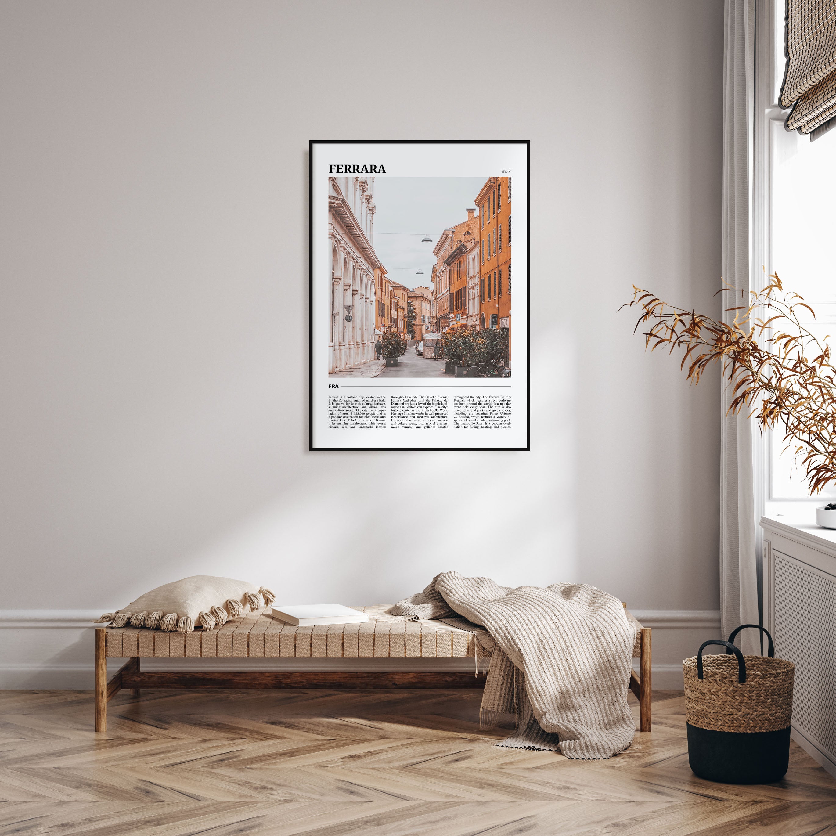 Ferrara Travel Color Poster