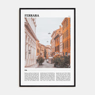 Ferrara Travel Color Poster