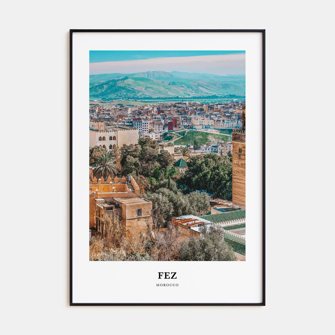 Fez Portrait Color Poster