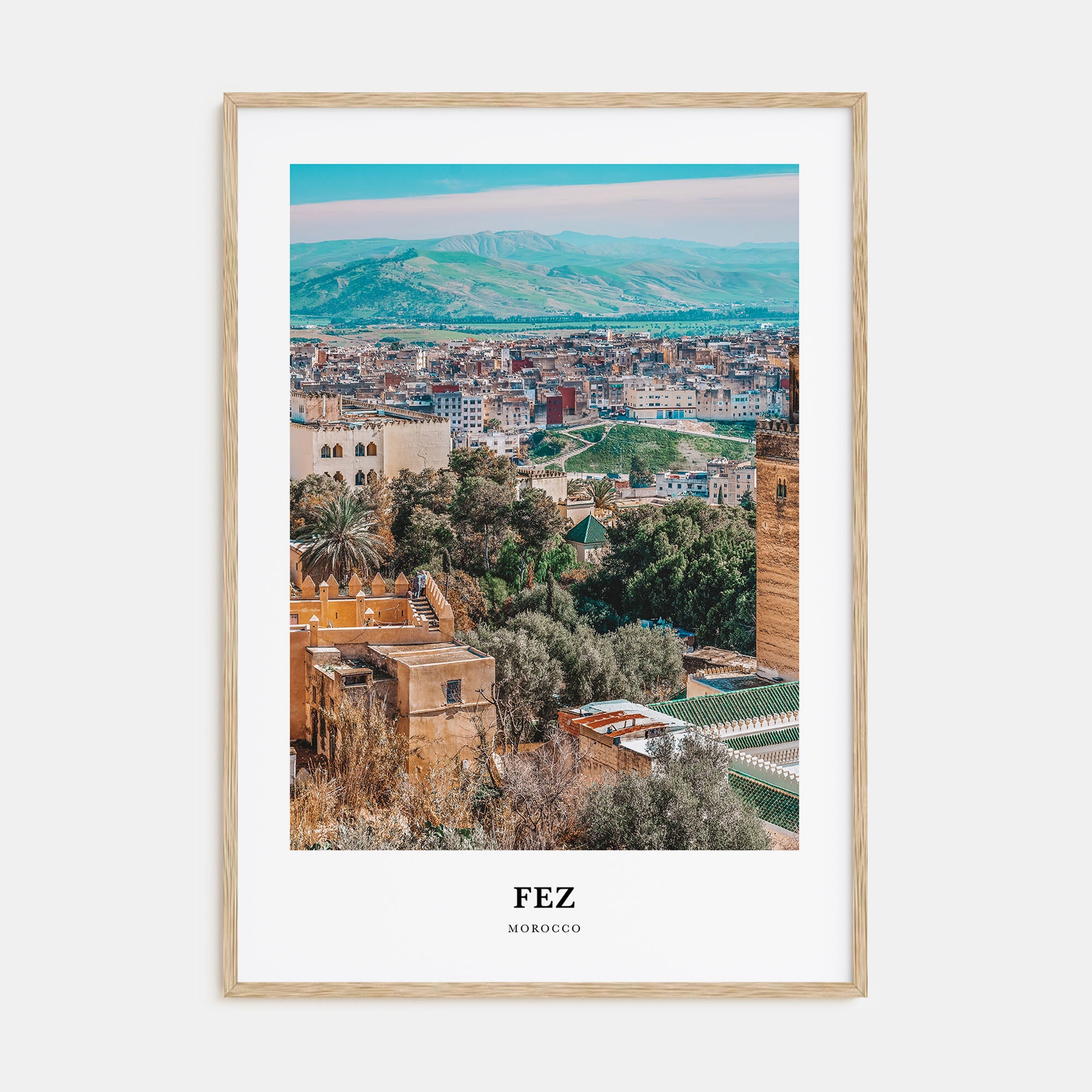 Fez Portrait Color Poster