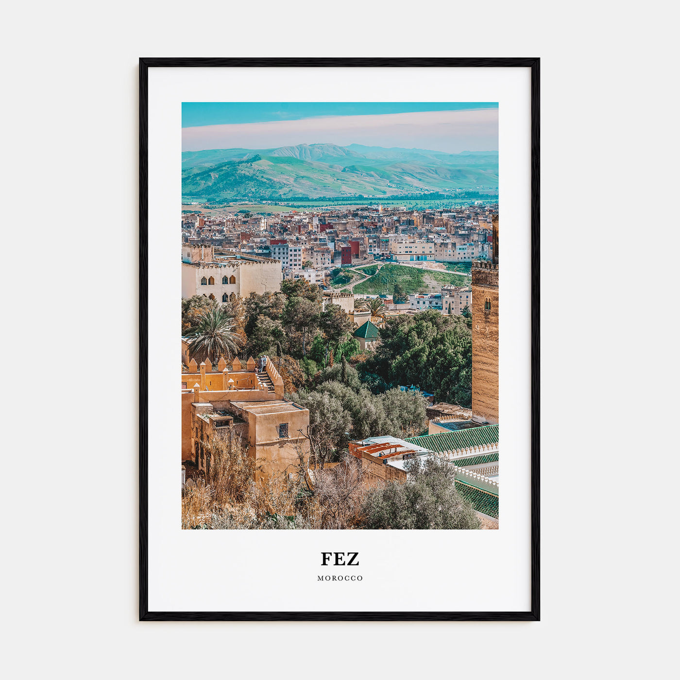 Fez Portrait Color Poster