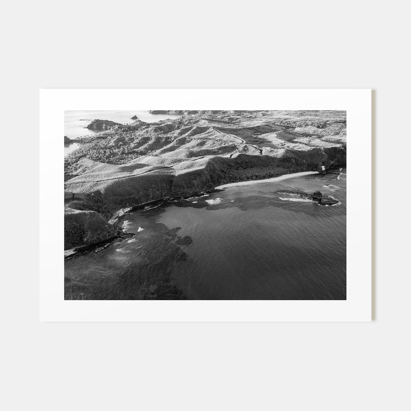 Fiji Landscape B&W Poster