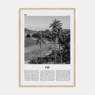 Fiji Travel B&W No 1 Poster