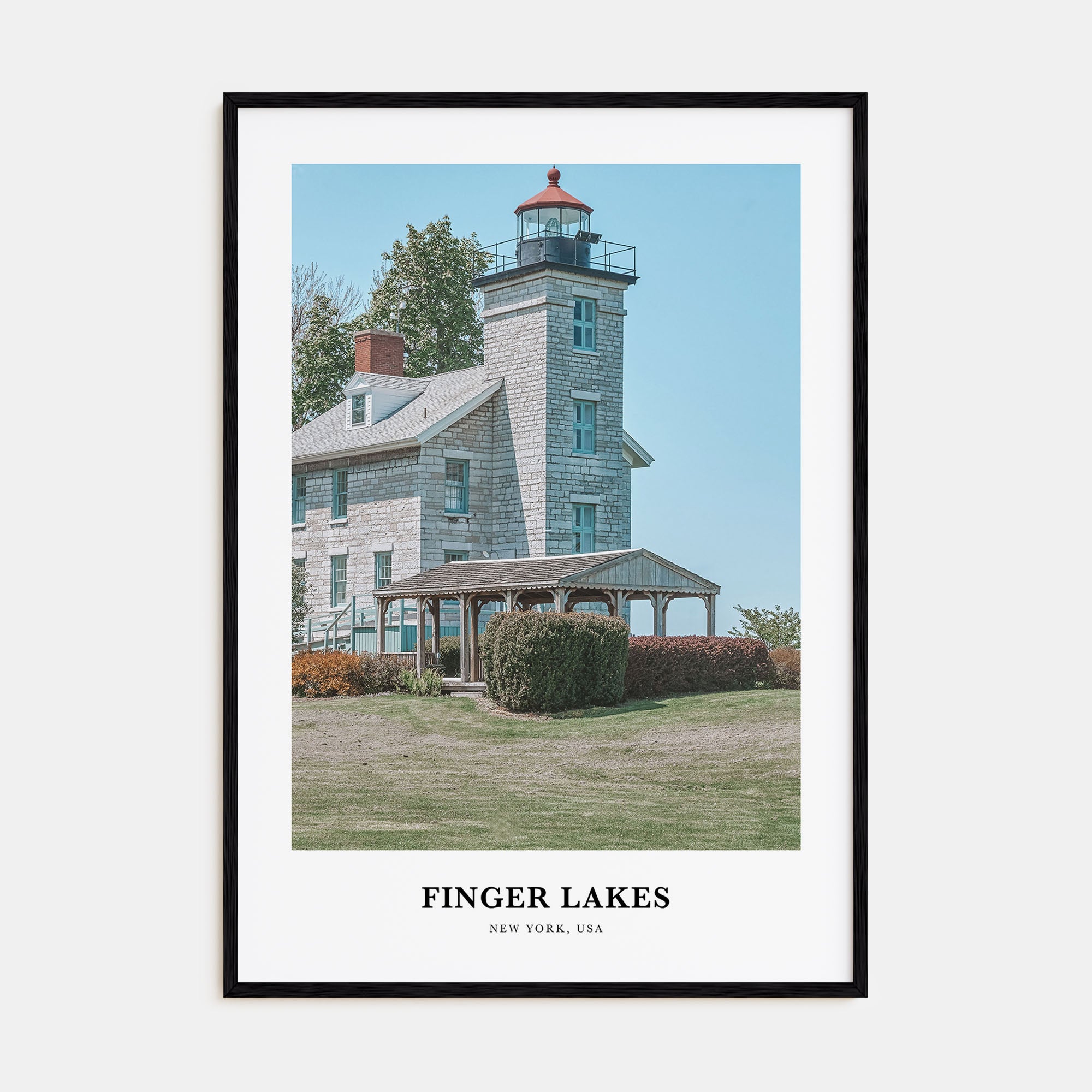 Finger Lakes Portrait Color Poster