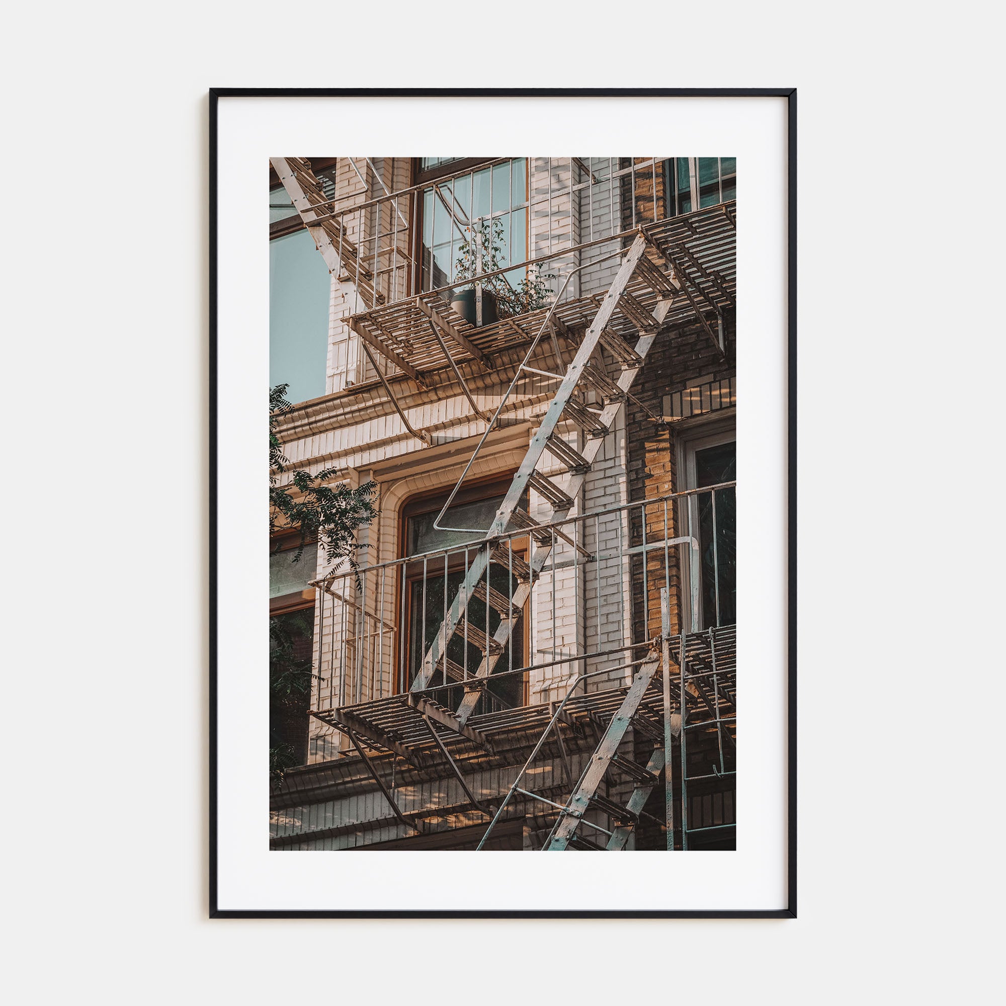 Fire Escapes Photo Color No 1 Poster