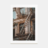 Fire Escapes Photo Color No 1 Poster