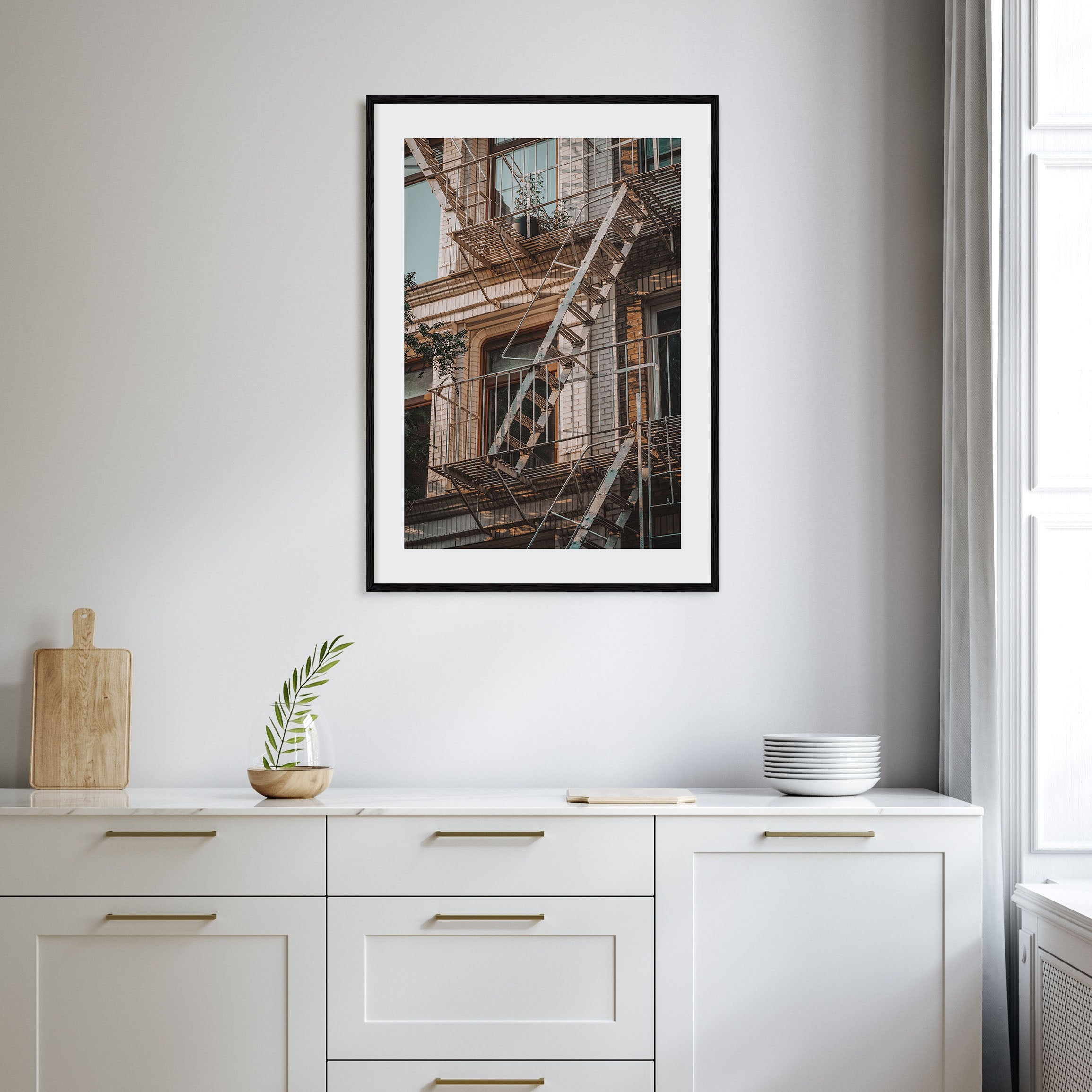 Fire Escapes Photo Color No 1 Poster