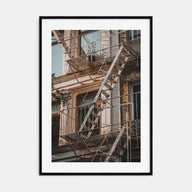 Fire Escapes Photo Color No 1 Poster