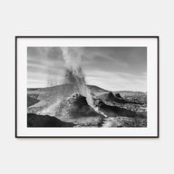 Fire Island Landscape B&W Poster