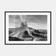 Fire Island Landscape B&W Poster