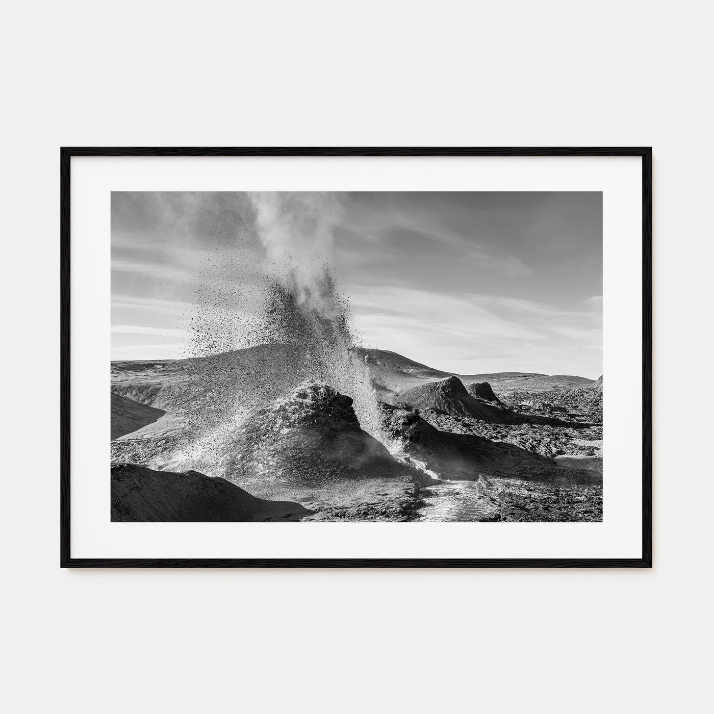 Fire Island Landscape B&W Poster