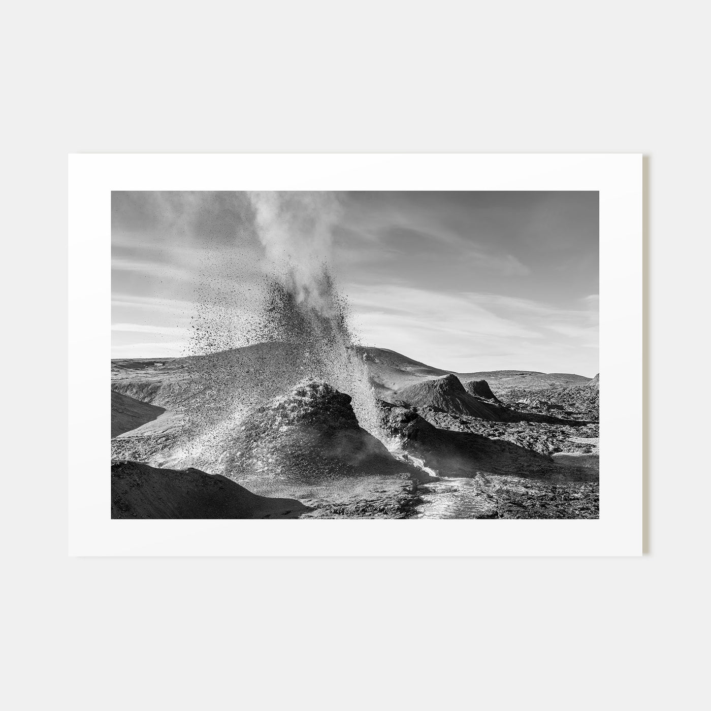 Fire Island Landscape B&W Poster