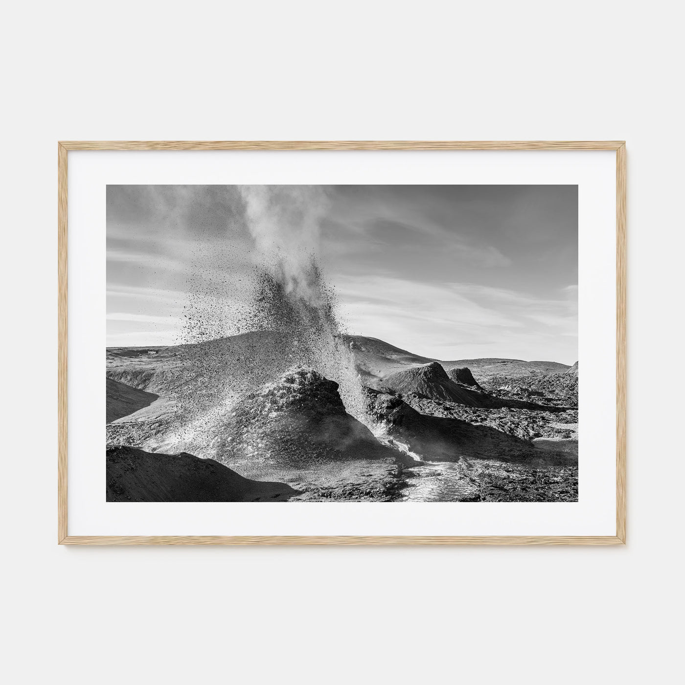 Fire Island Landscape B&W Poster