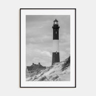 Fire Island Photo B&W Poster