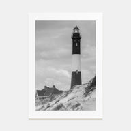 Fire Island Photo B&W Poster