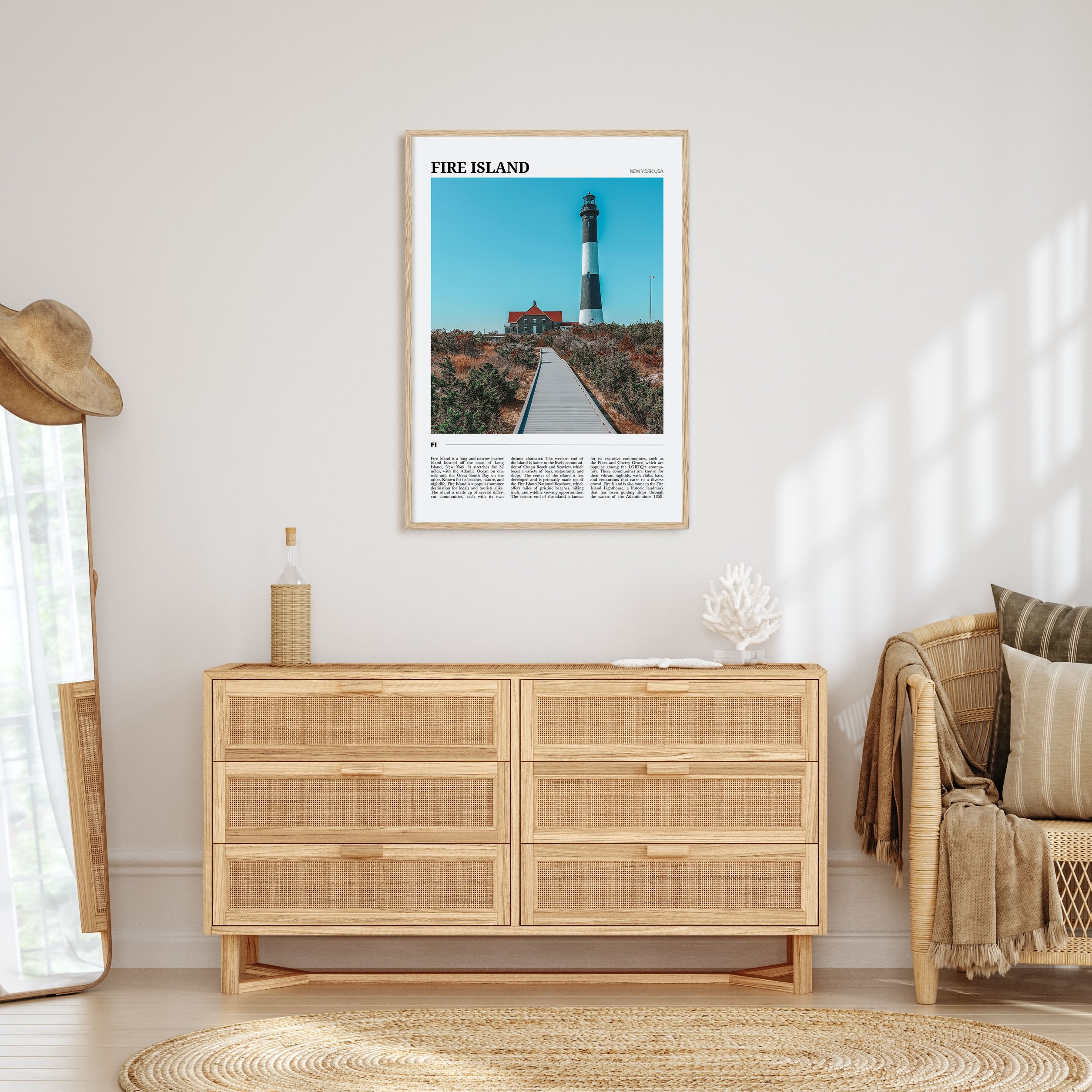 Fire Island Travel Color No 2 Poster