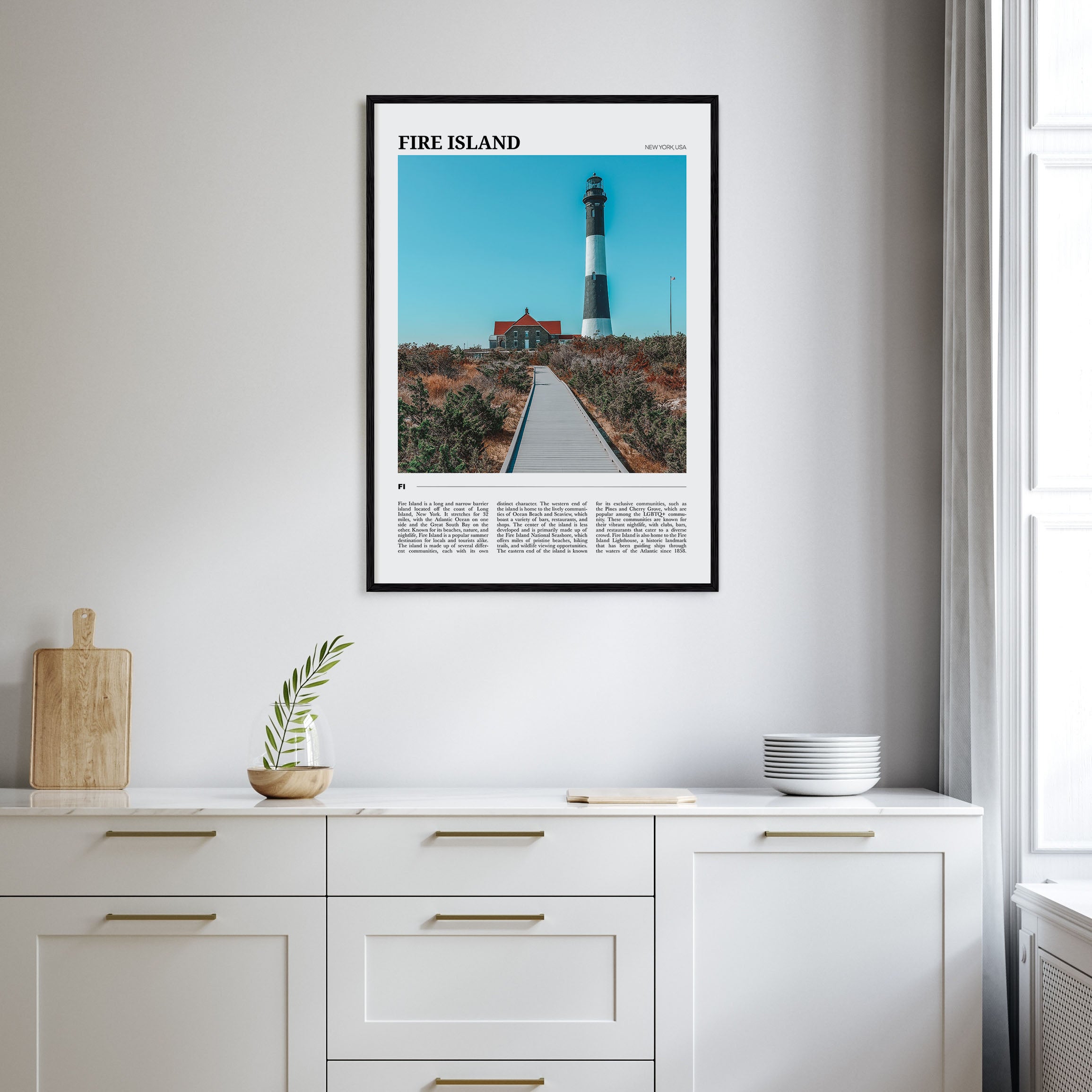 Fire Island Travel Color No 2 Poster