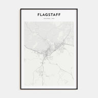 Flagstaff Map Portrait Poster