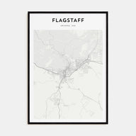 Flagstaff Map Portrait Poster