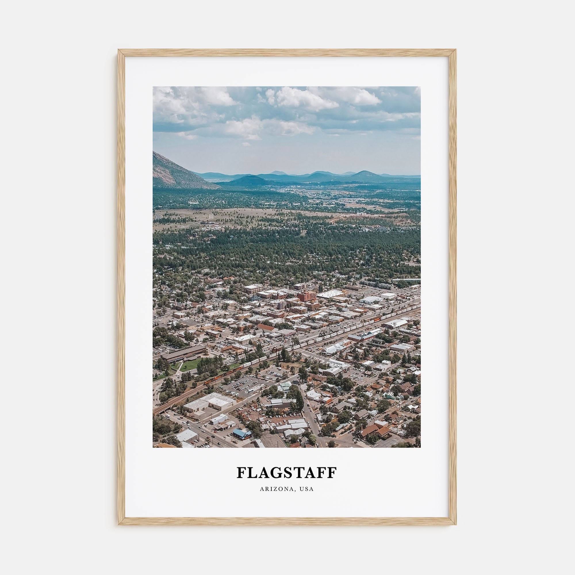 Flagstaff Portrait Color Poster