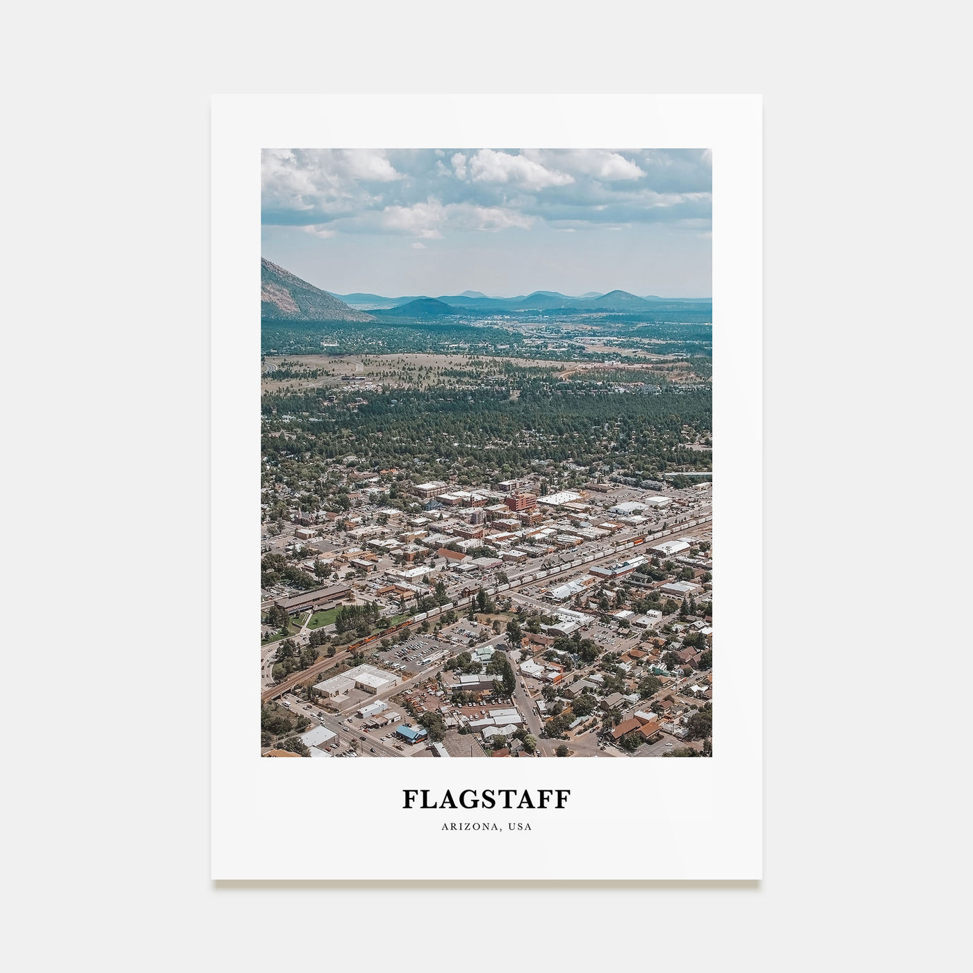Flagstaff Portrait Color Poster