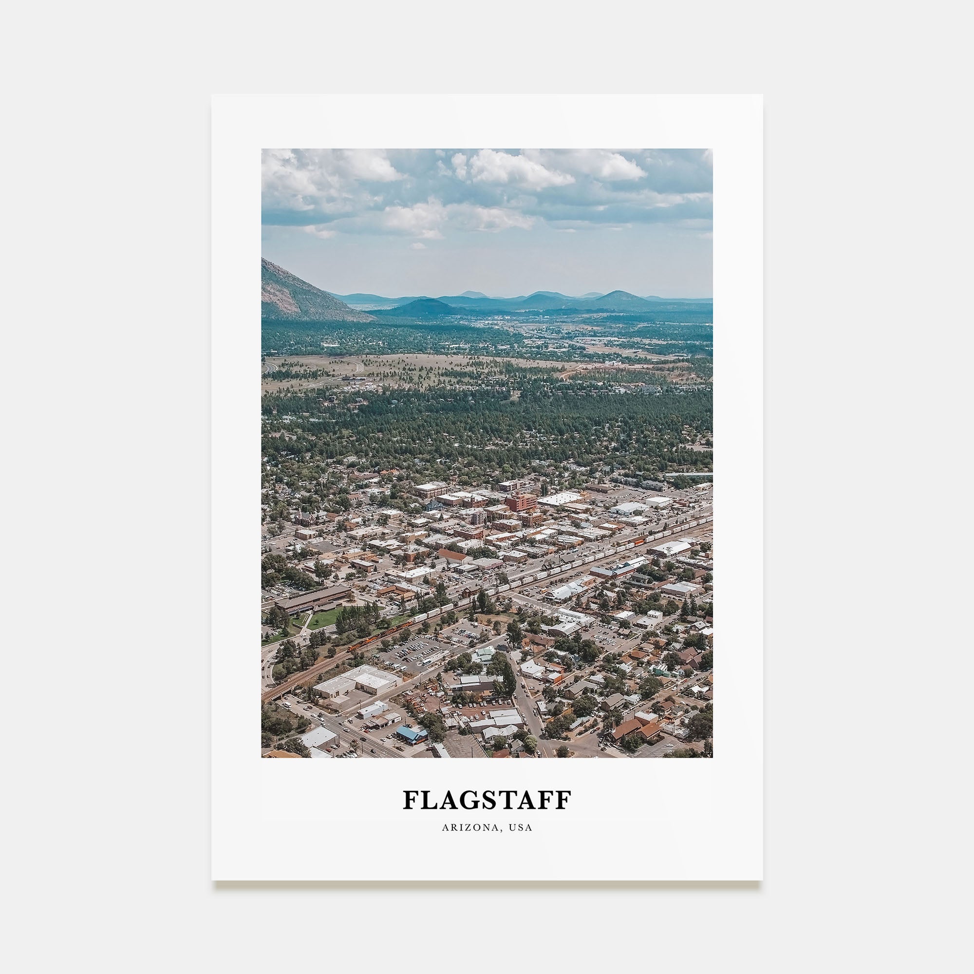 Flagstaff Portrait Color Poster