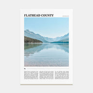 Flathead County Travel Color Poster