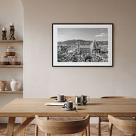 Florence Landscape B&W Poster