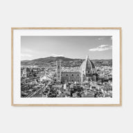 Florence Landscape B&W Poster