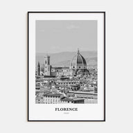 Florence Portrait B&W No 3 Poster