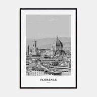 Florence Portrait B&W No 3 Poster