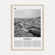 Florence Travel B&W No 2 Poster