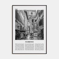 Florence Travel B&W No 3 Poster