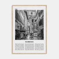 Florence Travel B&W No 3 Poster