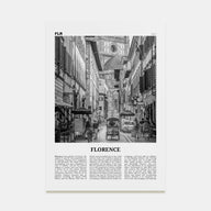 Florence Travel B&W No 3 Poster