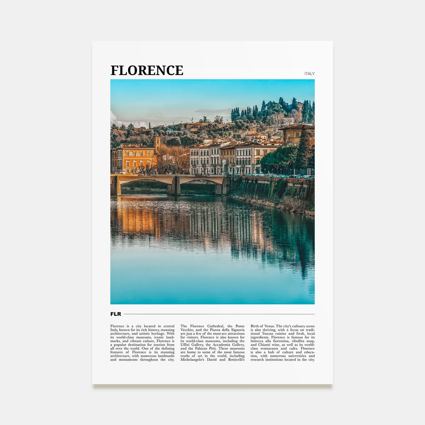 Florence Travel Color No 2 Poster