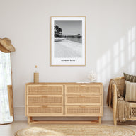 Florida Keys Portrait B&W Poster