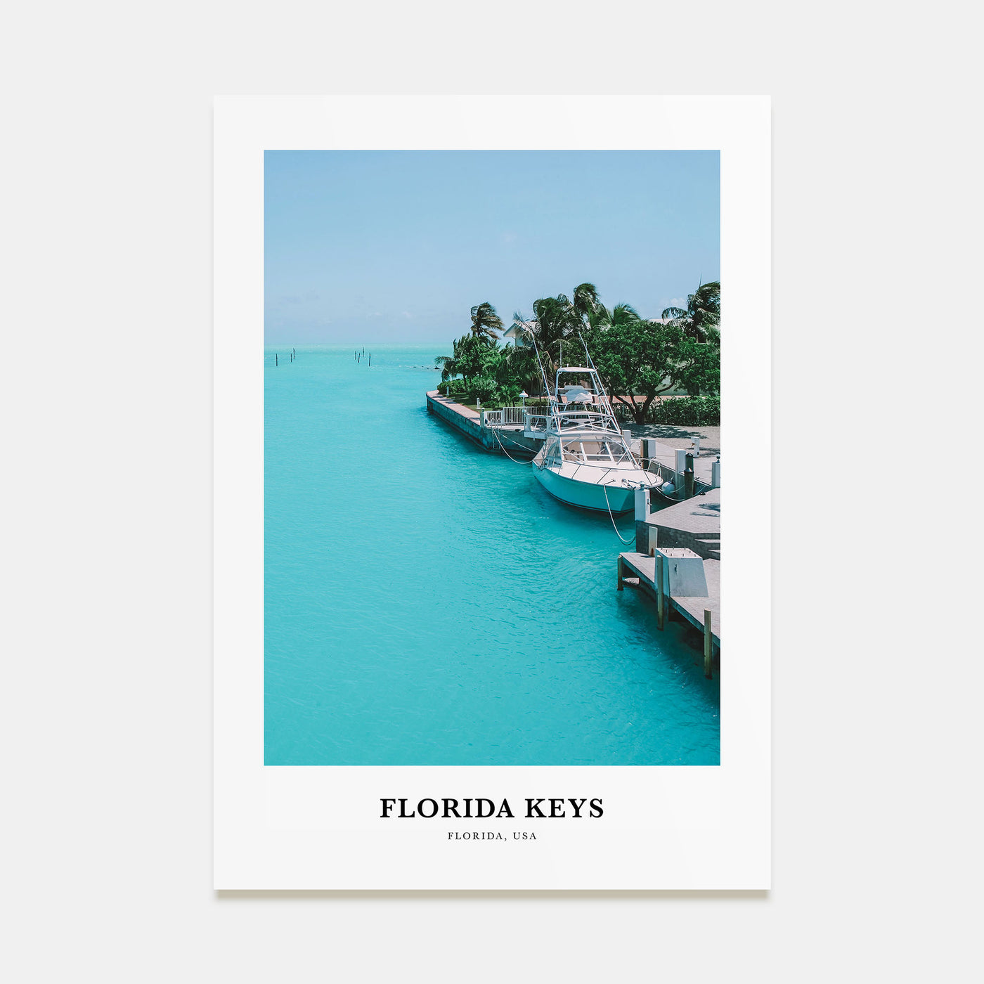 Florida Keys Portrait Color Poster