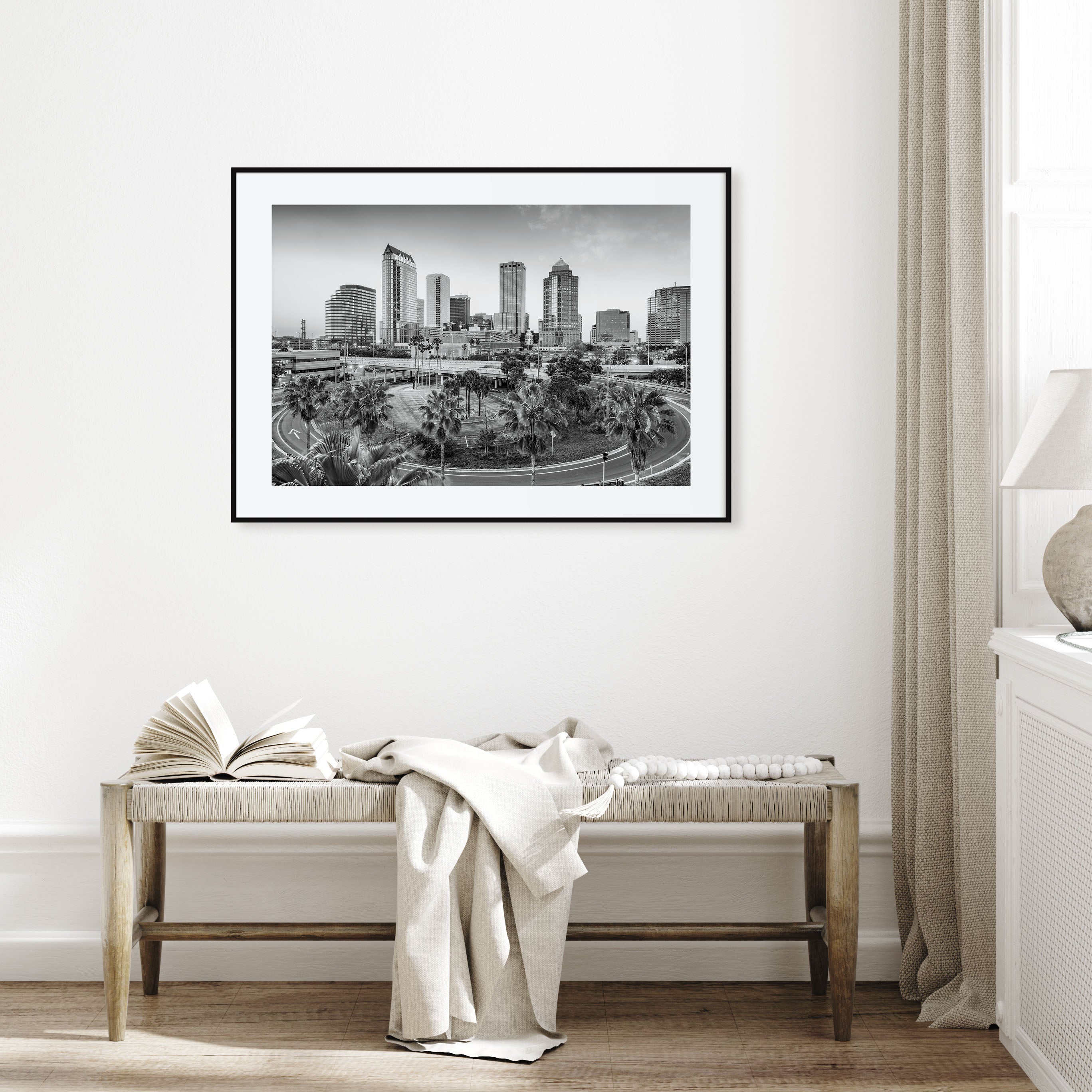 Florida Landscape B&W Poster