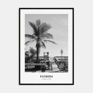 Florida Portrait B&W No 3 Poster