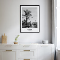 Florida Portrait B&W No 3 Poster