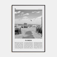 Florida Travel B&W No 2 Poster