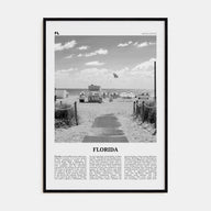 Florida Travel B&W No 2 Poster
