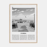 Florida Travel B&W No 2 Poster