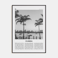 Florida Travel B&W No 3 Poster