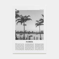 Florida Travel B&W No 3 Poster
